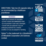 Life Extension Glutathione Supplement 500 mg with measuring spoon