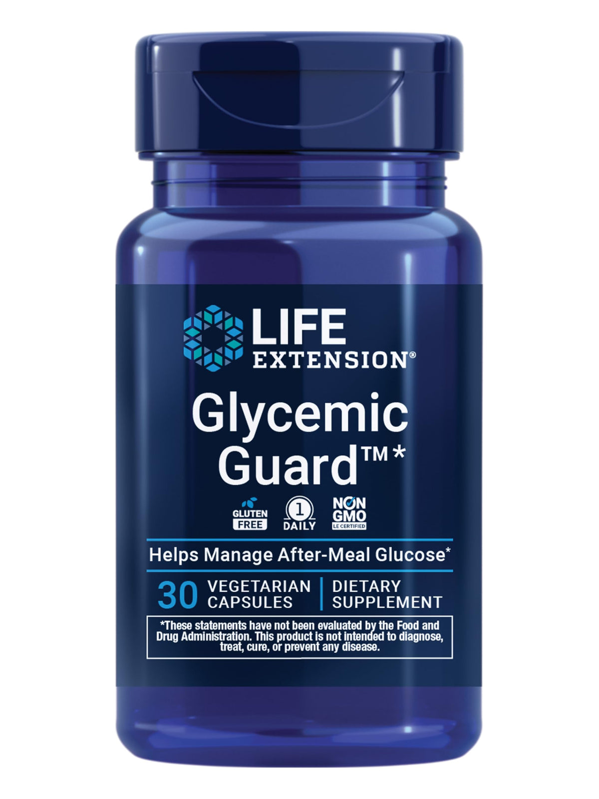 Life Extension Glycemic Guard™ 60 Capsules front view