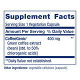 Life Extension Green Coffee Bean Extract 400mg capsule close-up