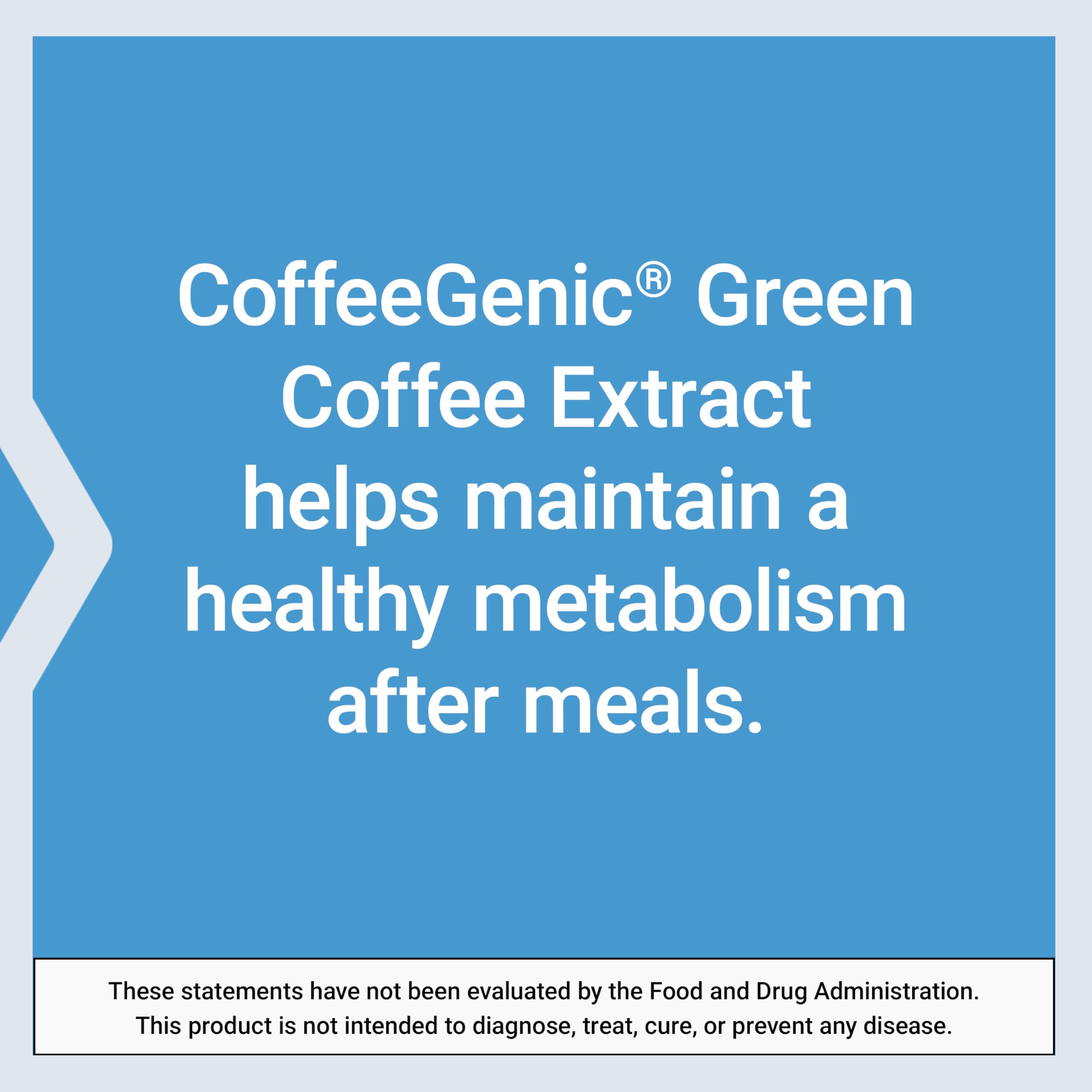 Life Extension Green Coffee Bean Extract 400mg ingredients list