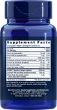 Life Extension Hair, Skin & Nails Collagen Plus Formula side view showing tablet details