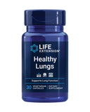 Life Extension Healthy Lungs Supplement front view with packaging