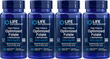 Life Extension High Potency Optimized Folate 8500 mcg DFE 30 Vegetarian Tablets front view