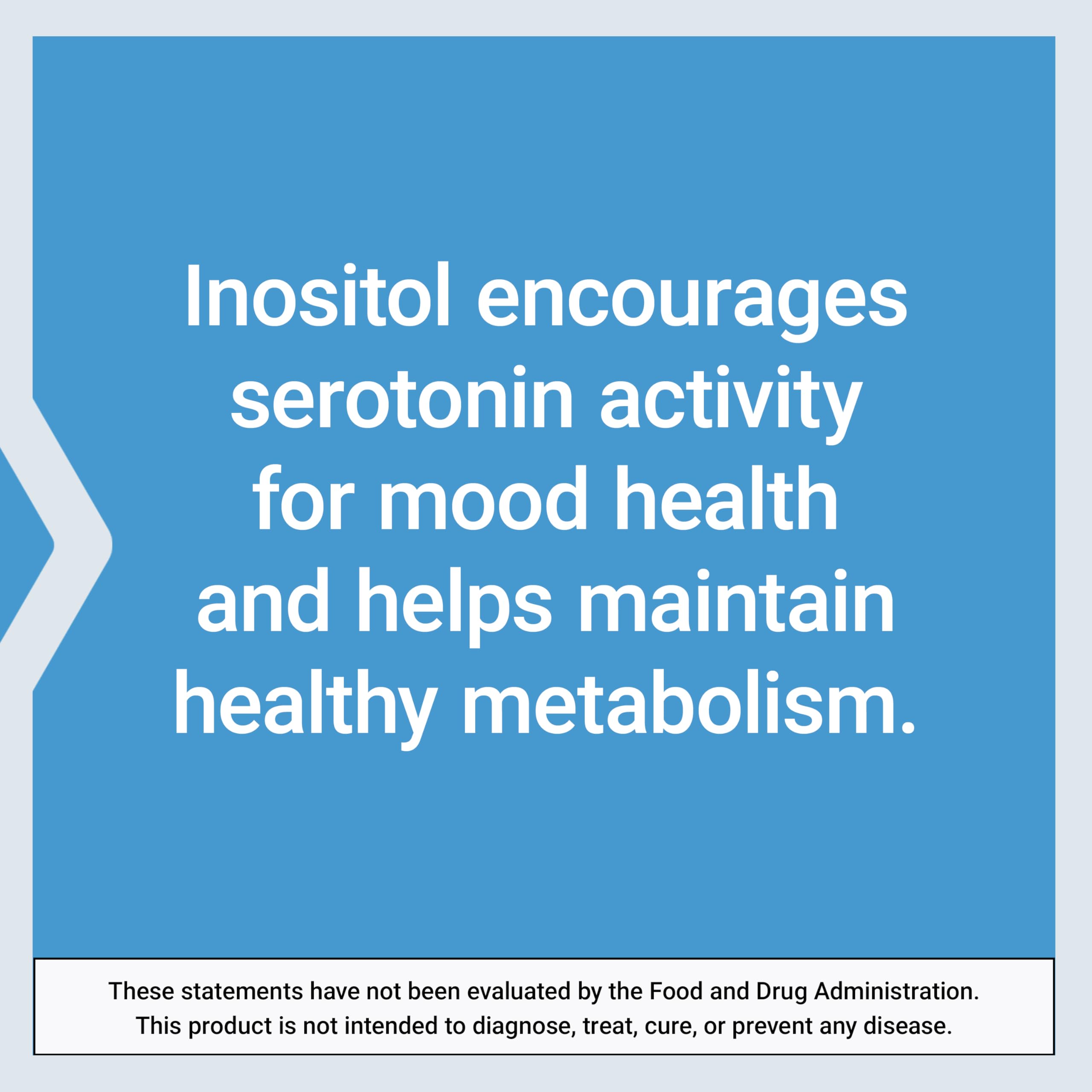 Life Extension Inositol B8 Supplement 1000 mg ingredients list
