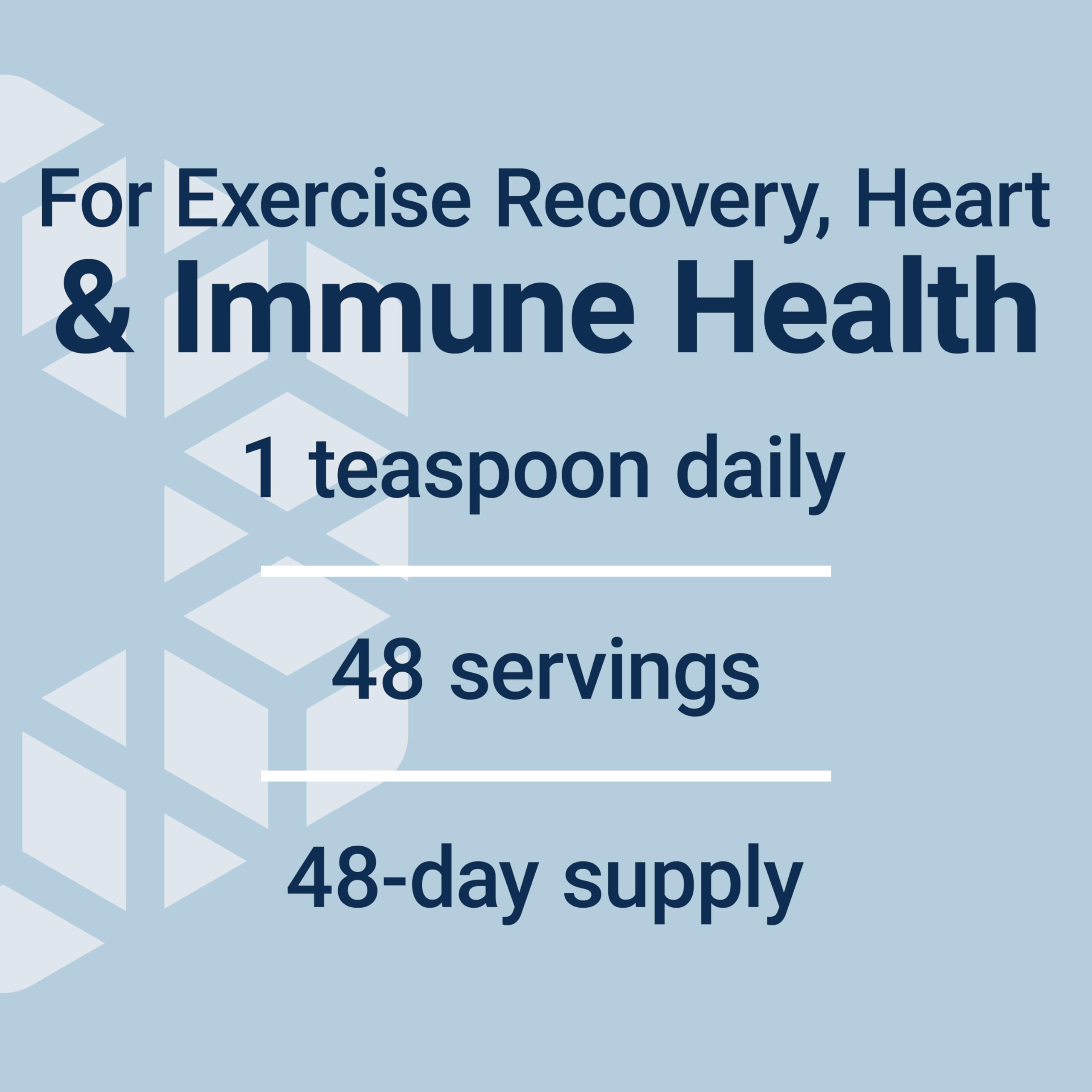 Life Extension L-Arginine Ornithine Powder 150g in a glass of water