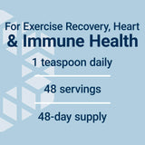 Life Extension L-Arginine Ornithine Powder 150g in a glass of water