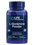 Life Extension L-Glutamine Powder 100g front view