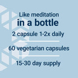 Life Extension L-Theanine 200 mg supplement capsule close-up