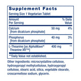Life Extension L-Theanine 400mg capsules back view