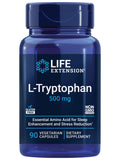 Life Extension L-Tryptophan 500mg front view of packaging