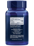 Life Extension L-Tryptophan 500mg side view of bottle
