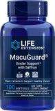 Life Extension MacuGuard Ocular Support with Saffron 100 softgels front view
