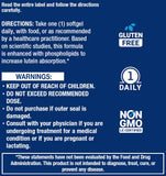 Life Extension MacuGuard Ocular Support with Saffron ingredients list on packaging
