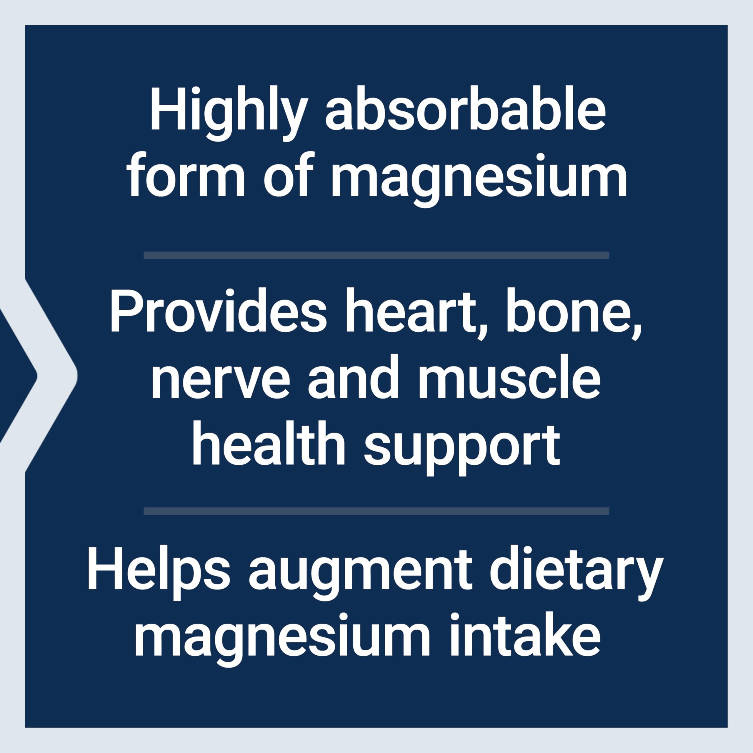 Life Extension Magnesium Glycinate 105mg 90 Capsules back view