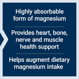 Life Extension Magnesium Glycinate 105mg 90 Capsules back view