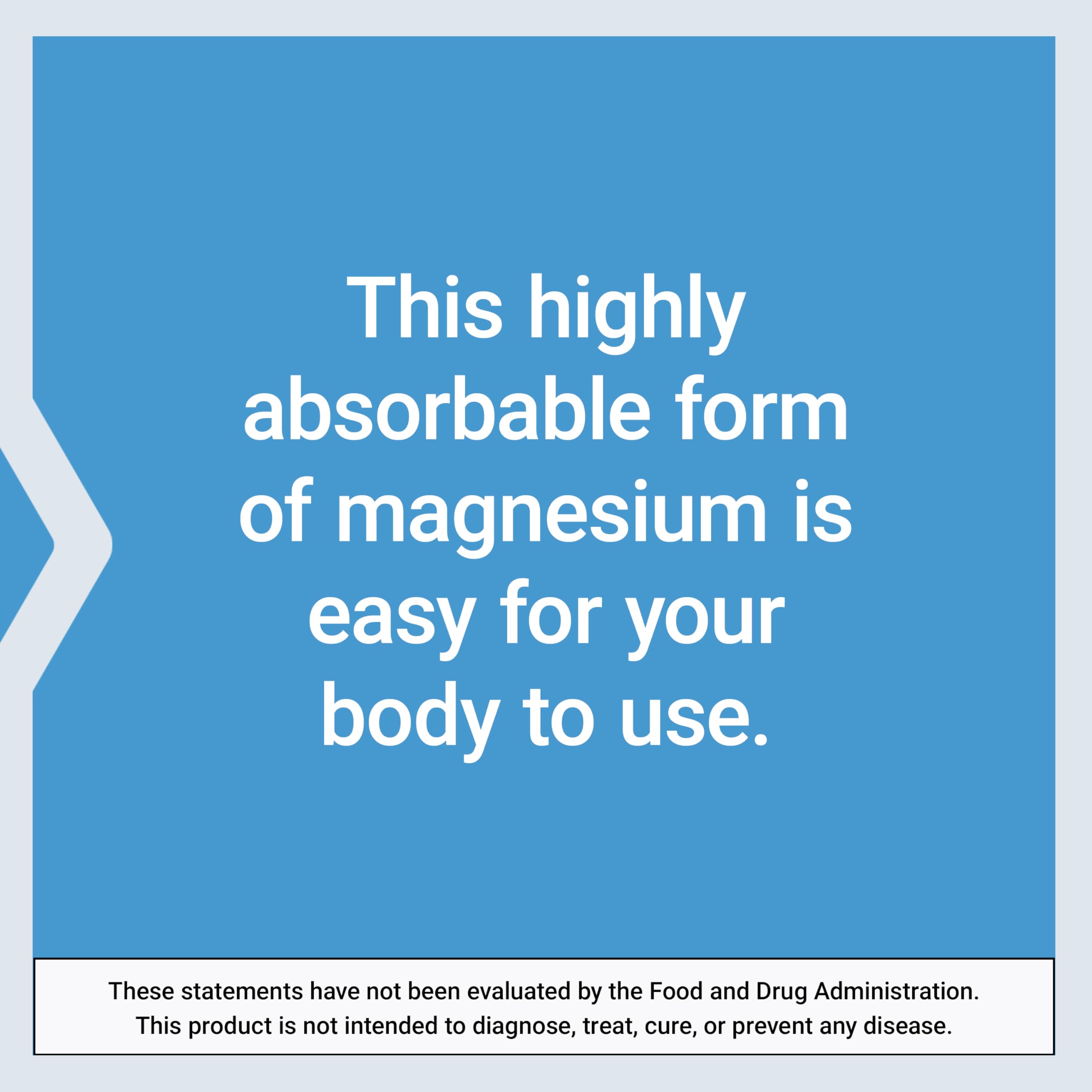 Life Extension Magnesium Glycinate 105mg capsules in a hand