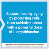 Life Extension Mega L-Ergothioneine 25mg ingredients list on packaging