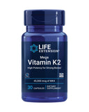 Life Extension Mega Vitamin K2 45mg front view of packaging