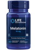 Life Extension Melatonin 10 mg vegetarian capsules front view