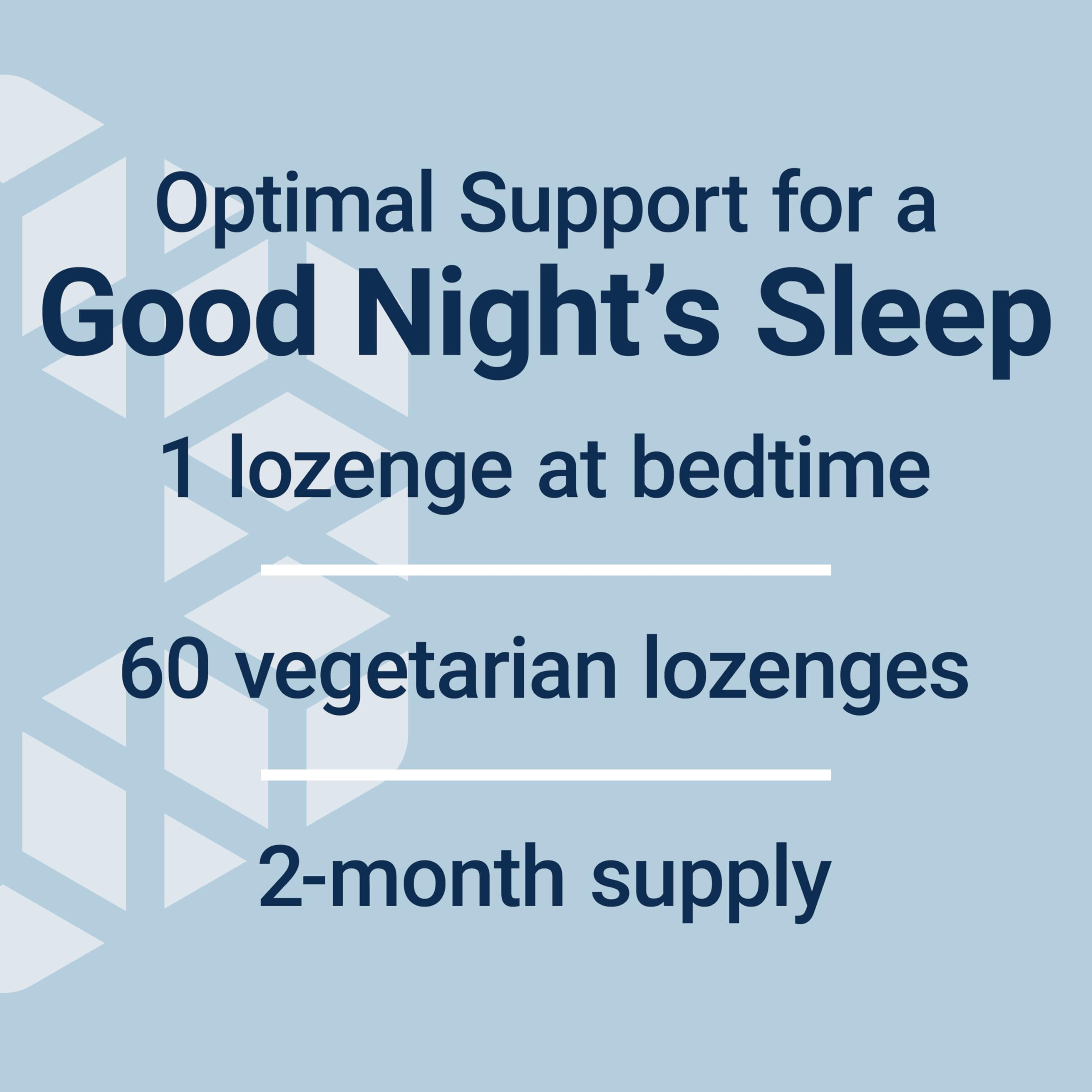 Life Extension Melatonin 3 mg chewable lozenges with ingredients
