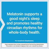 Life Extension Melatonin 300 mcg bottle back view