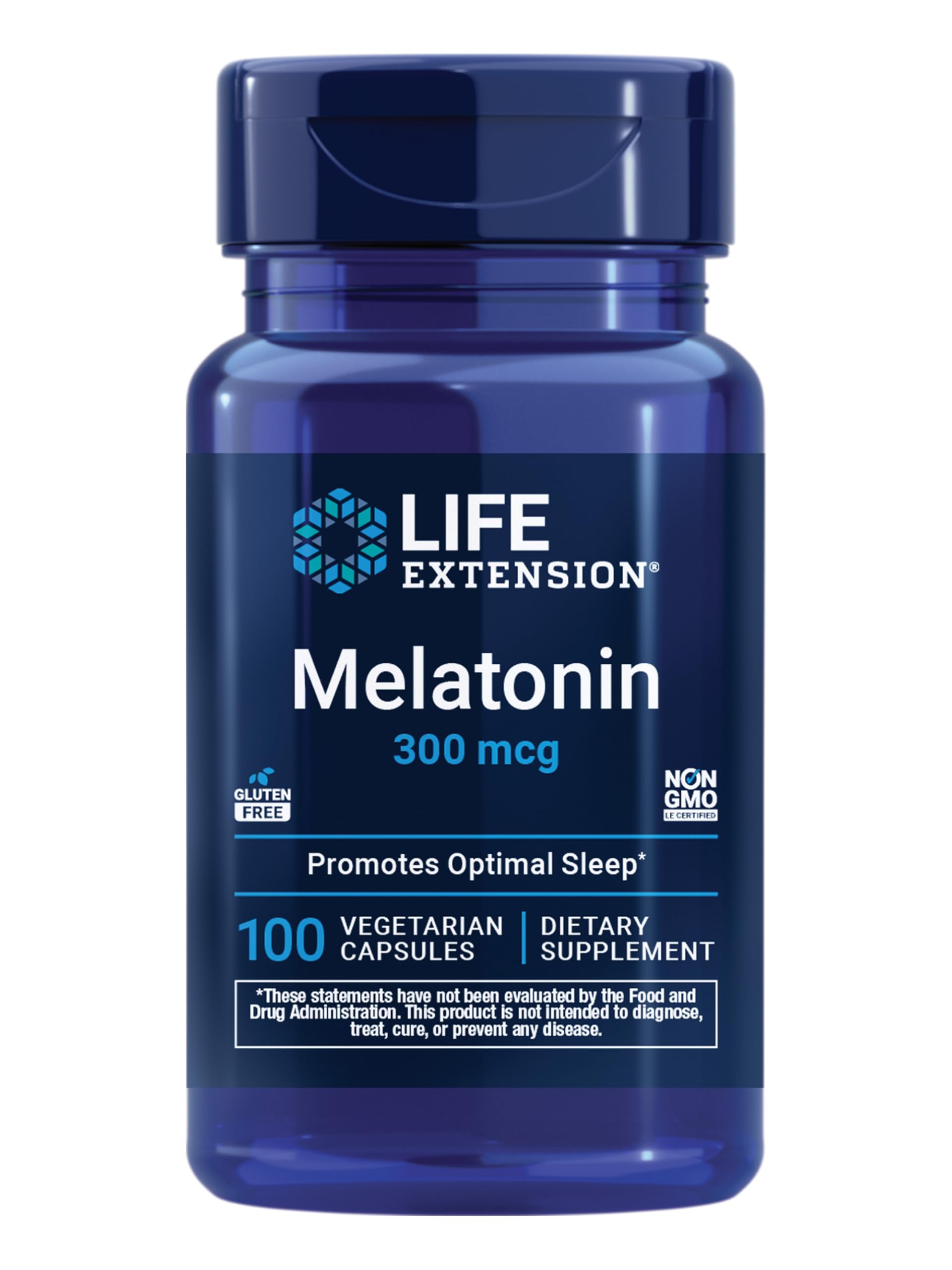 Life Extension Melatonin 300 mcg bottle front view