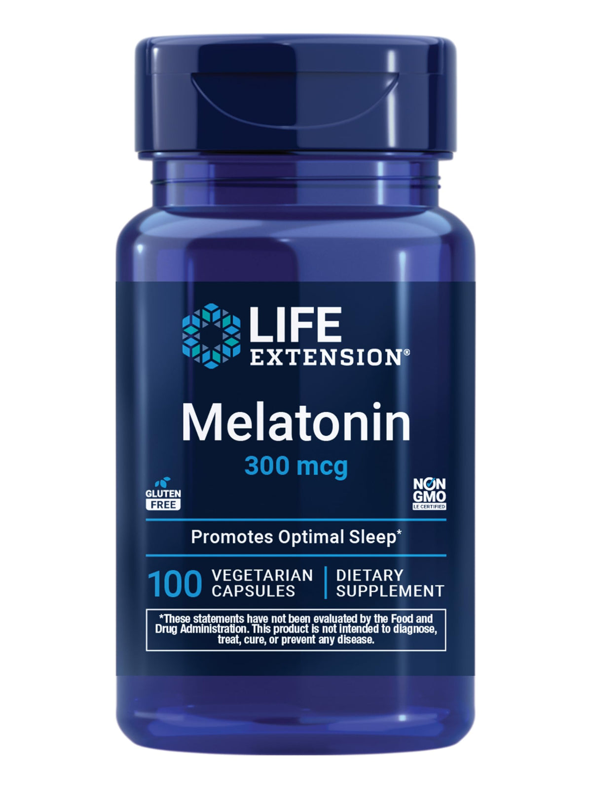 Life Extension Melatonin 300 mcg bottle front view