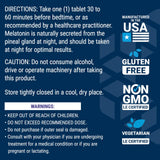Life Extension Melatonin 300 mcg bottle with cap