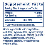 Life Extension Melatonin 300 mcg bottle with label