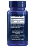 Life Extension Melatonin 300 mcg tablet back view