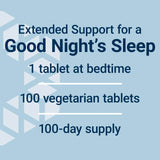 Life Extension Melatonin 300 mcg tablets on a wooden surface