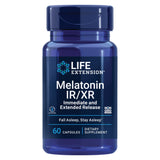 Life Extension Melatonin IR/XR 1.5 mg 60 Capsules front view