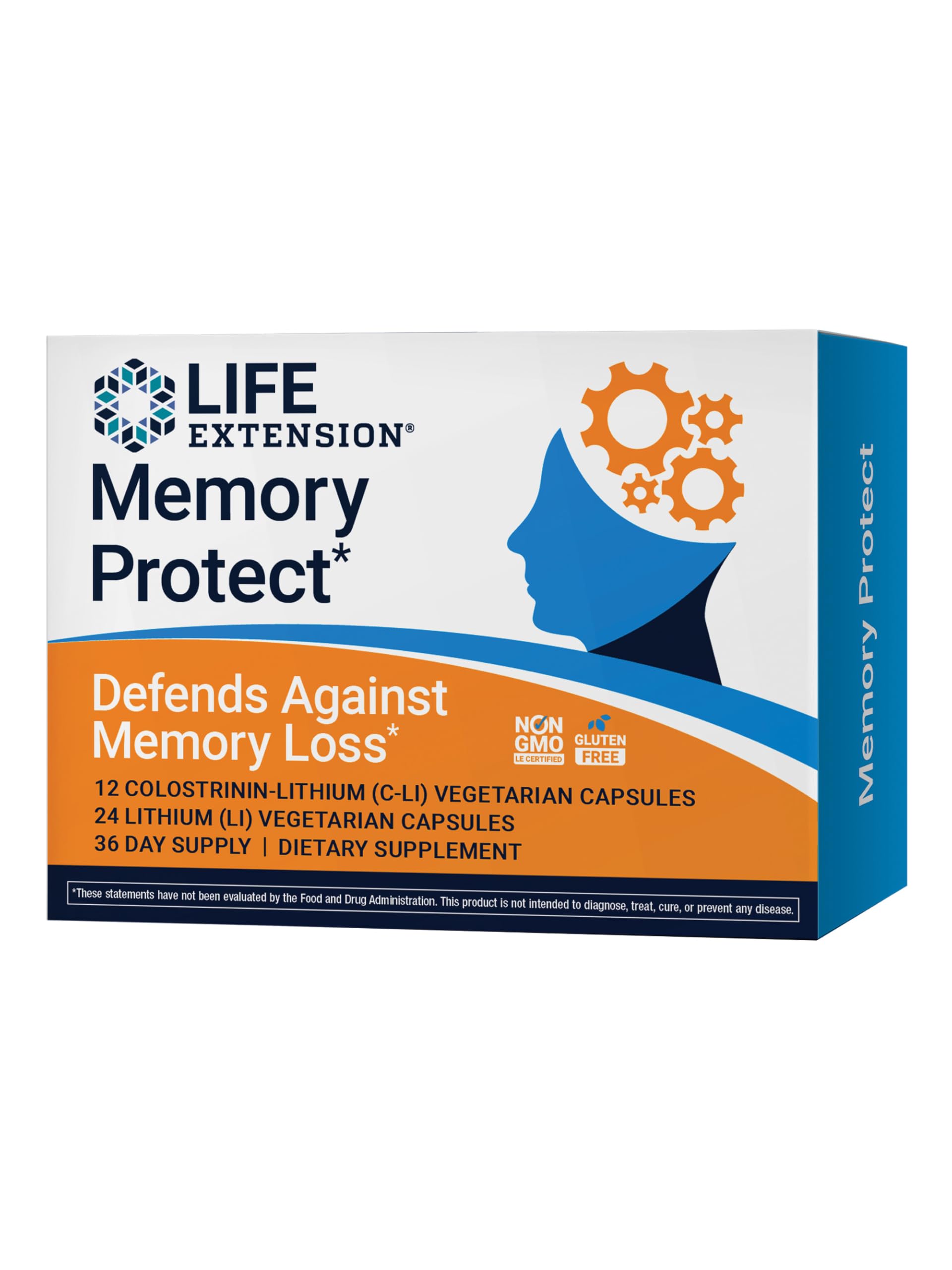 Life Extension Memory Protect 36 capsules blister pack front view