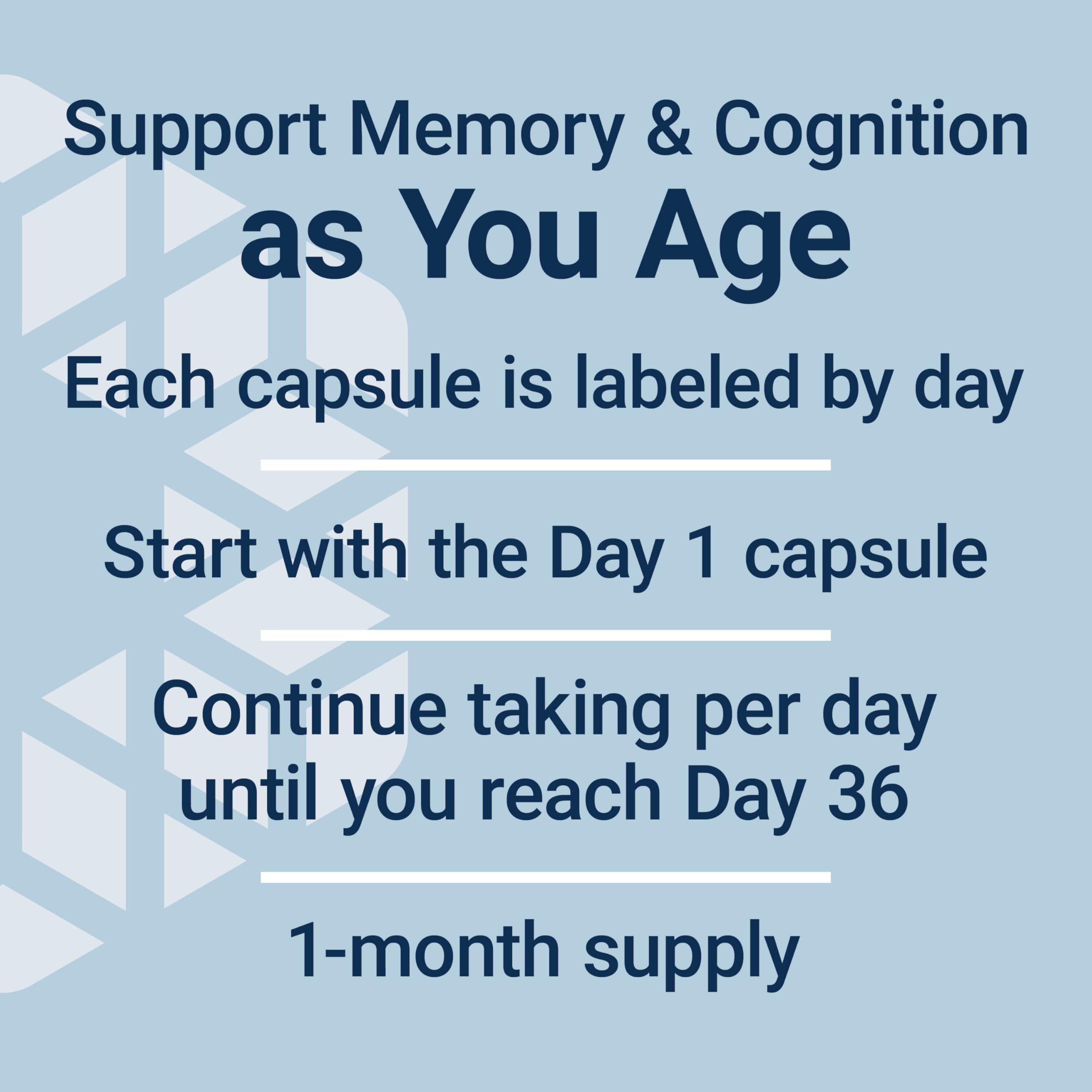 Life Extension Memory Protect capsule in hand