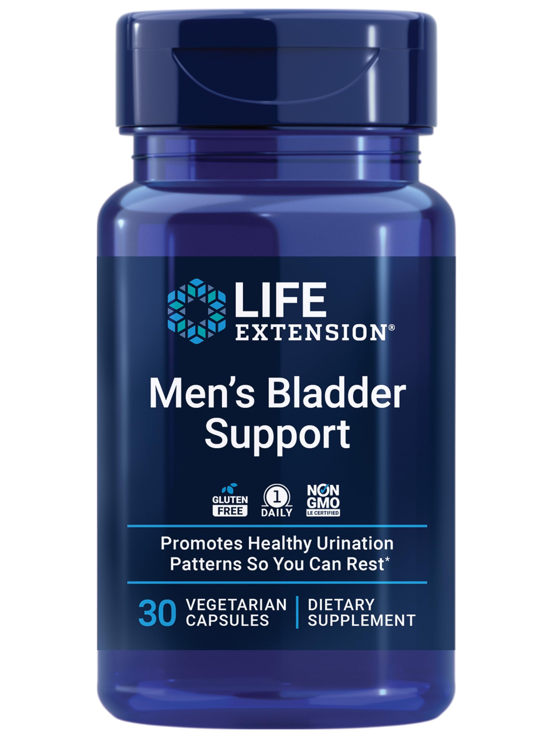 Life Extension Men's Bladder Support 30 Capsules front view