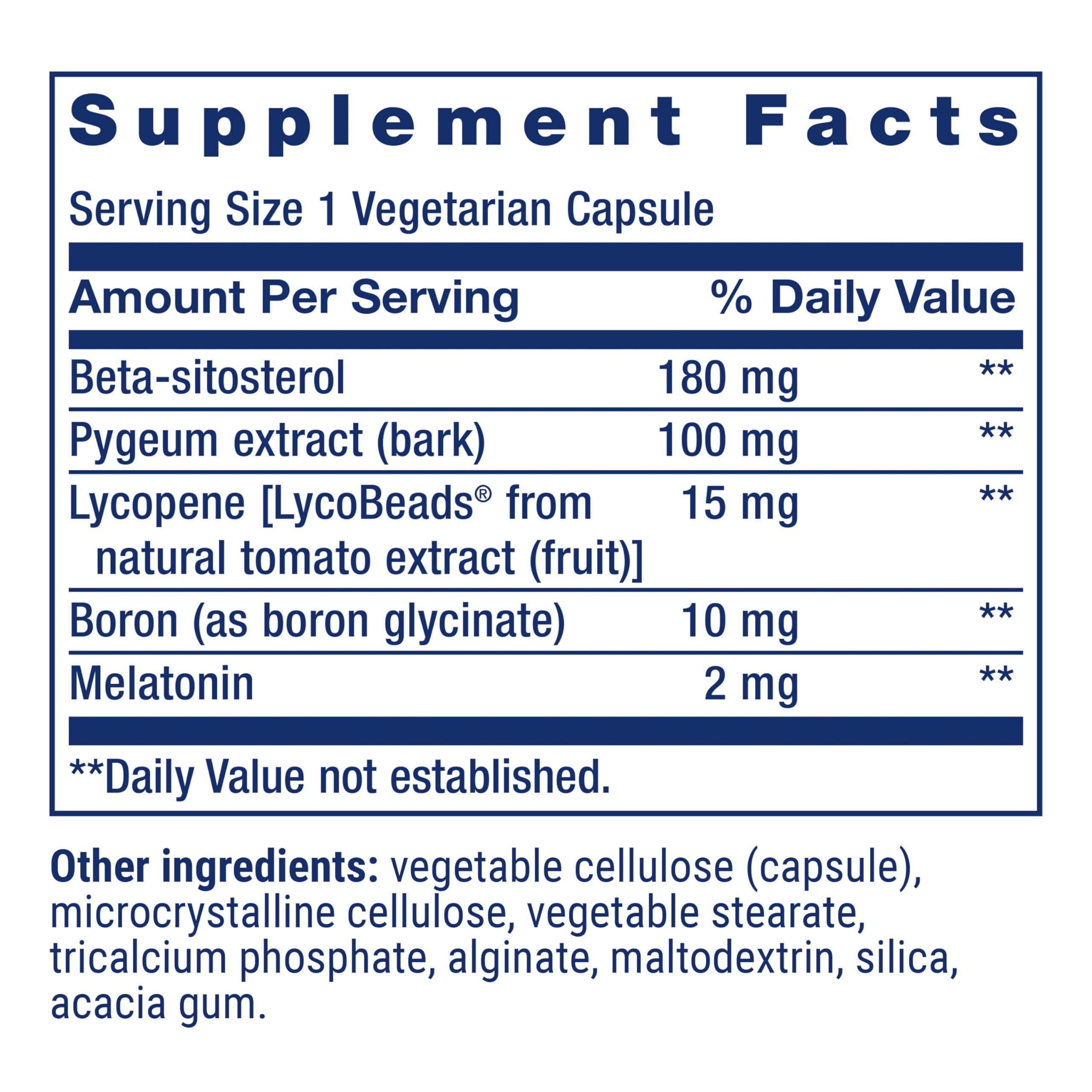 Life Extension Men's Bladder Support capsules close-up