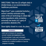 Life Extension Migra-Eeze supplement close-up of softgels
