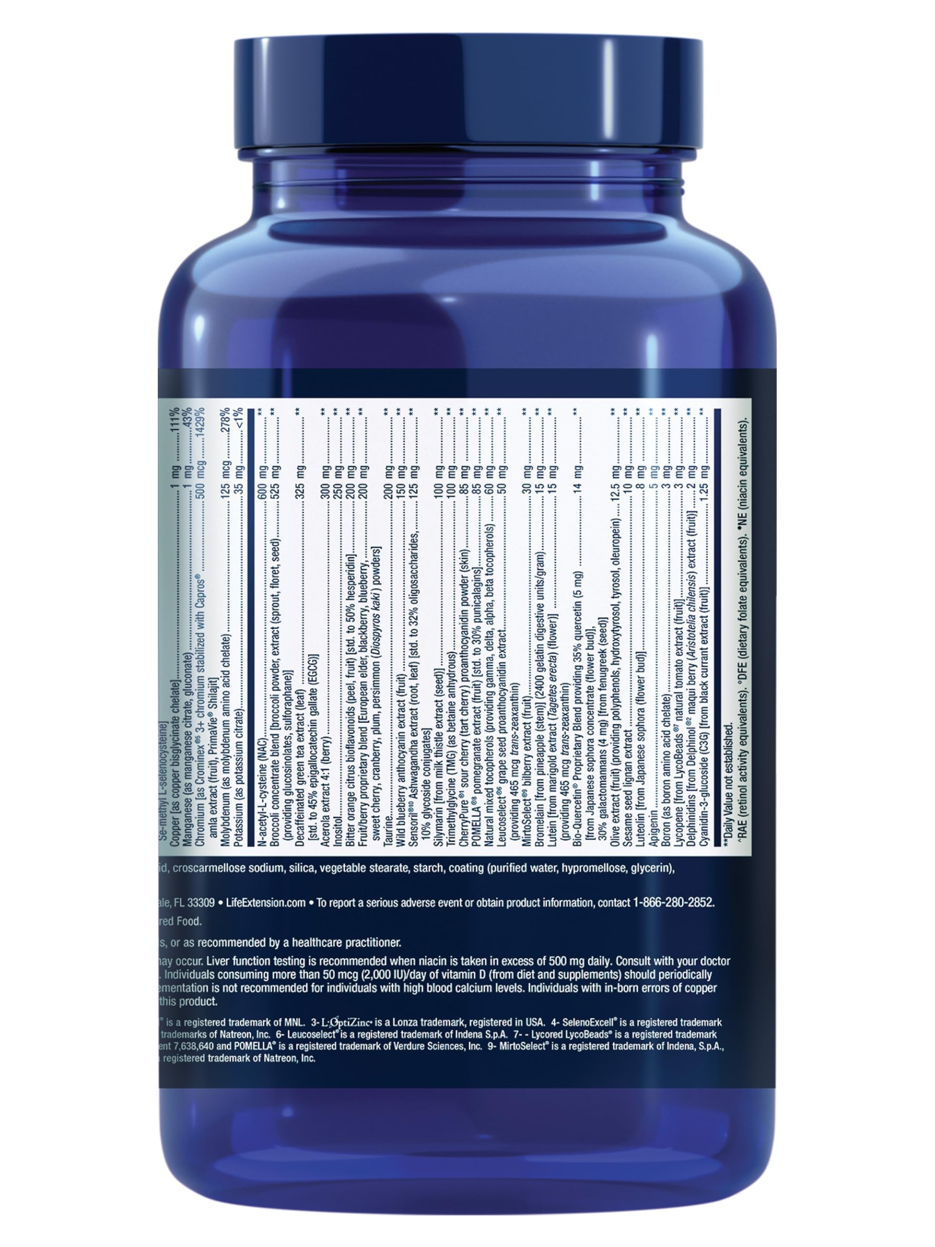 Life Extension Mix™ Blended Vitamin & Mineral Supplement 240 Tablets bottle with label