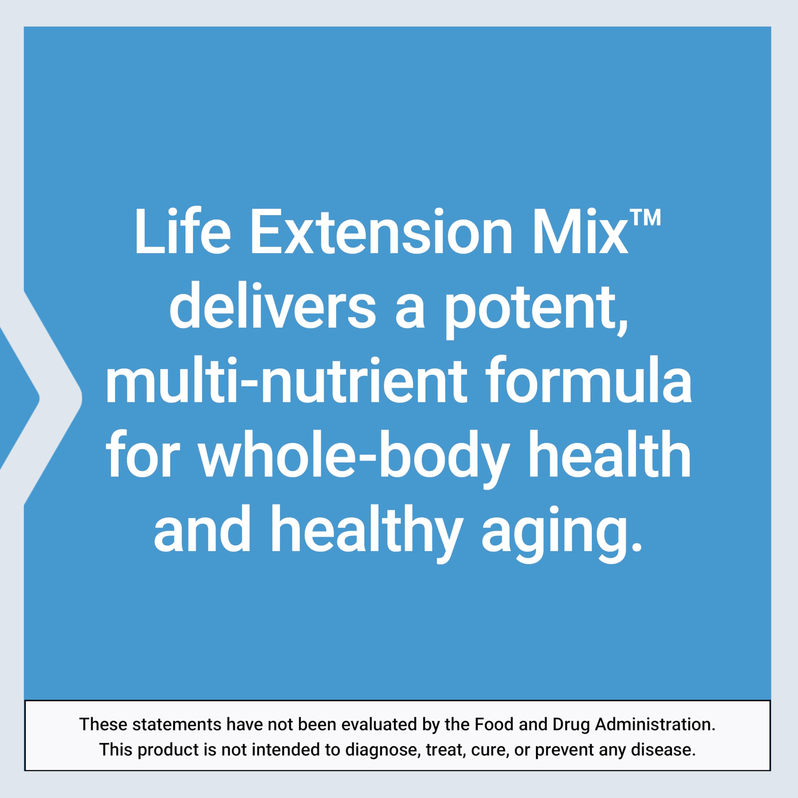 Life Extension Mix™ Powder lifestyle scene with fruits