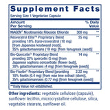 Life Extension NAD+ Cell Regenerator™ Resveratrol Elite™ 300mg side view