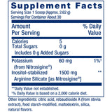Life Extension NitroVasc™ L-Arginine supplement side view