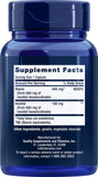 Life Extension No Flush Niacin 640 mg bottle side view