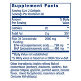 Life Extension Omega-3 Fish Oil 2000mg side view showing capsule