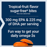 Life Extension Omega-3 Fish Oil Gummy Bites tropical flavour gummies