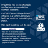 Life Extension Once-Daily Health support Multivitamin softgel in hand