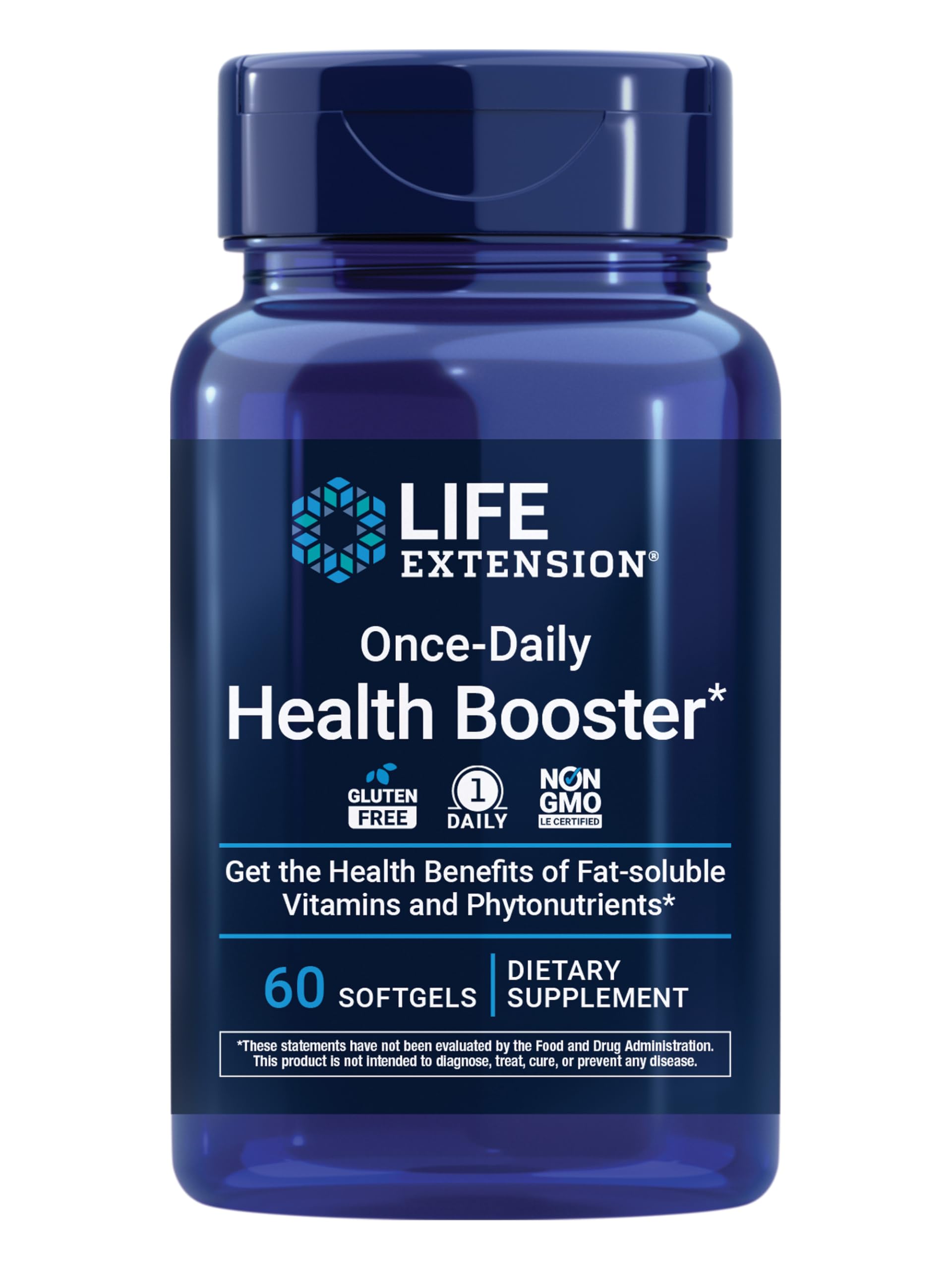 Life Extension Once-Daily Health support Multivitamin softgels front view