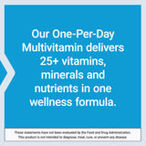 Life Extension One-Per-Day Multivitamin packaging on a wooden table