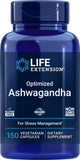 Life Extension Optimized Ashwagandha 125mg 150 capsules front view