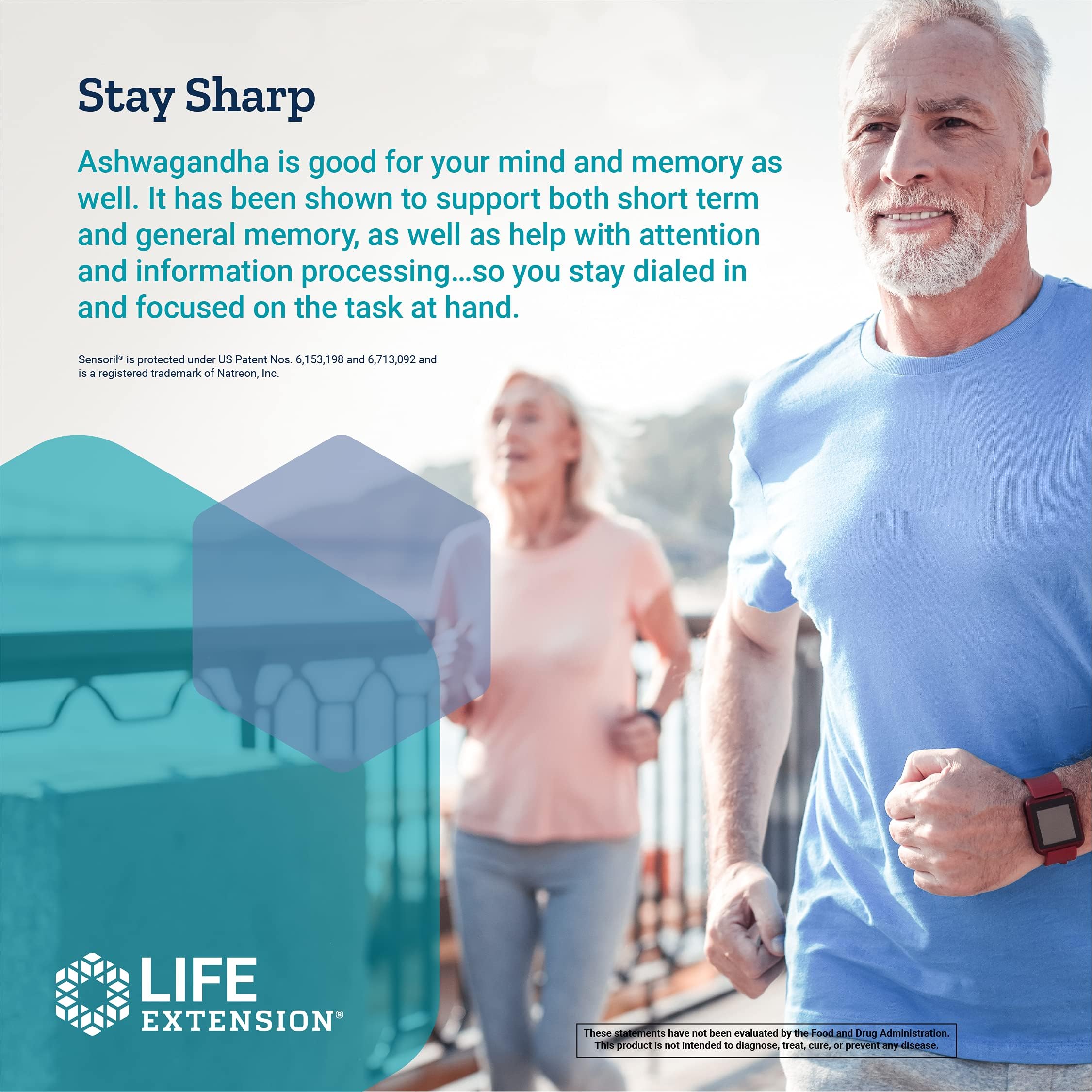 Life Extension Optimized Ashwagandha 125mg capsules close-up