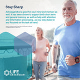 Life Extension Optimized Ashwagandha 125mg capsules close-up